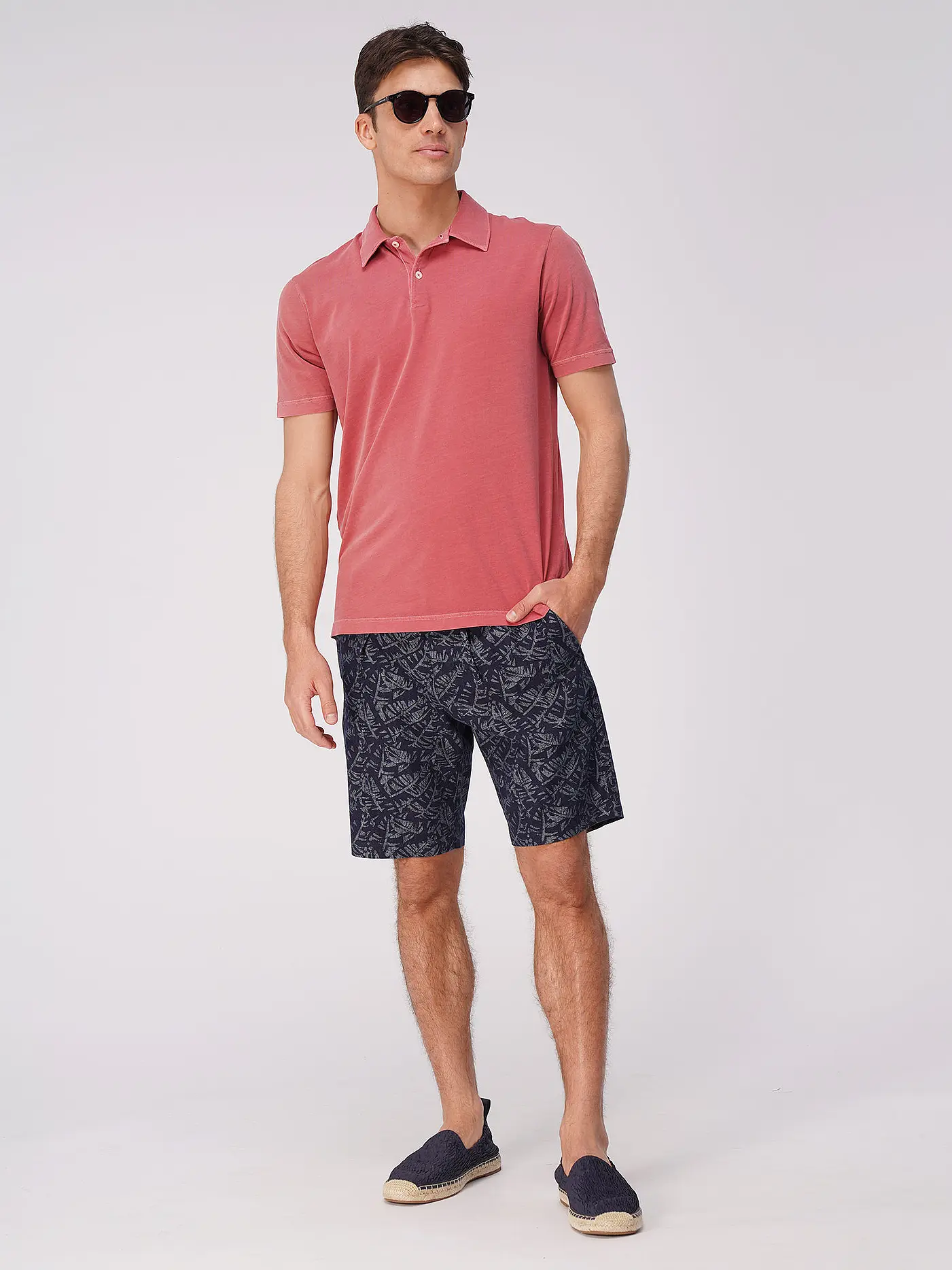 TOM TAILOR | Leinenbermuda | blau